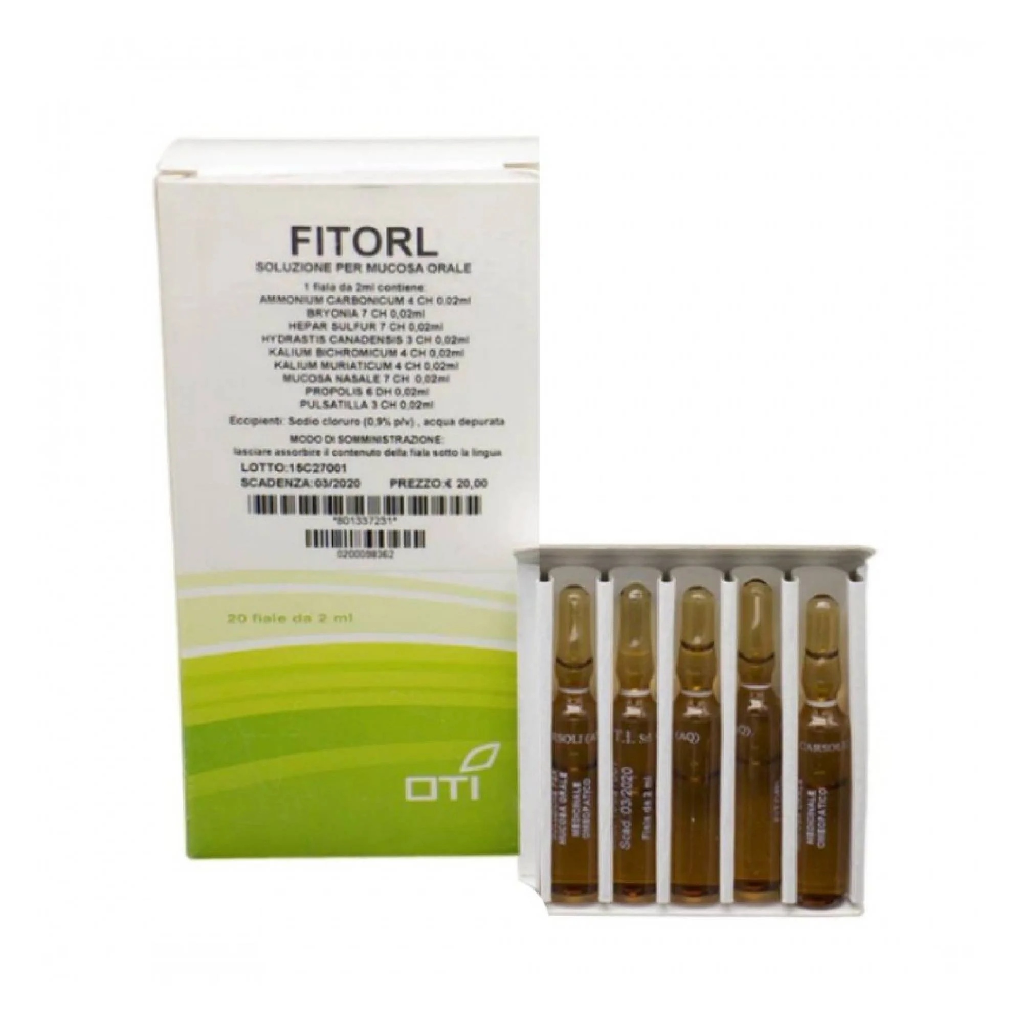 OTI Fitorl Comp Oti F.Os 20 2Ml