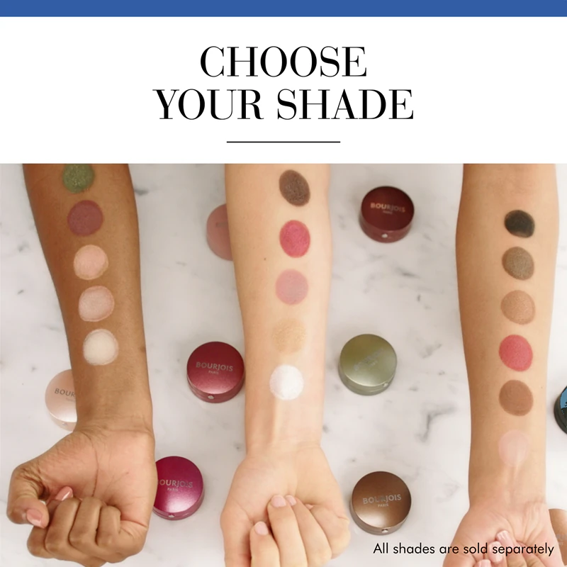 Sombras individuais em potinho redondo da Bourjois