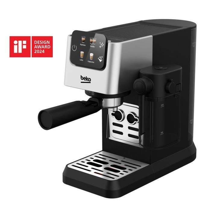 Machine expresso manuelle - BEKO - CEP5304X - 1628 W - 1,1 L - Argenté
