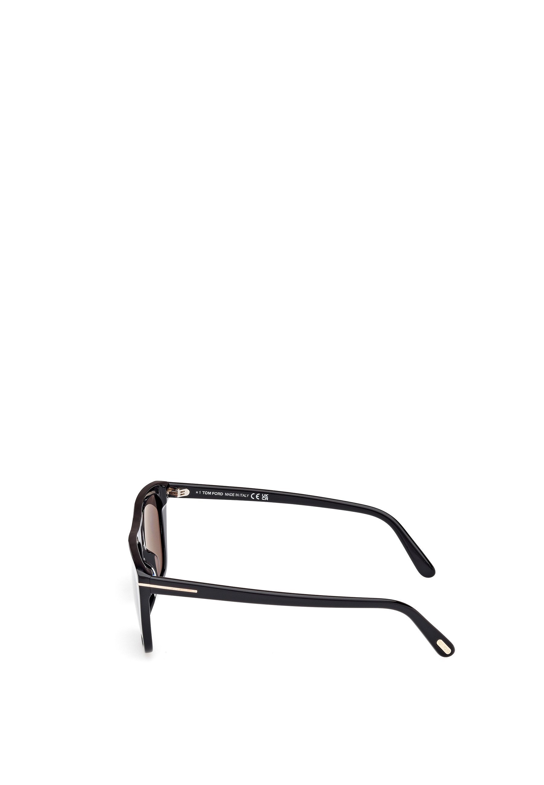 Lunettes de soleil Tom Ford - noir brillant gris fumé