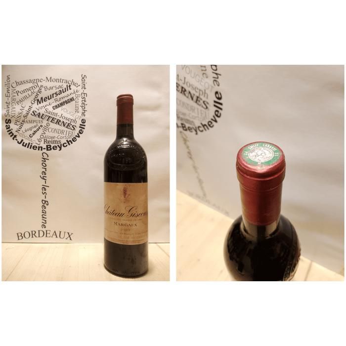 Château Giscours 1989 - Margaux - 3ème Grand Cru Classé - 1 x 75 cl - Vin Rouge