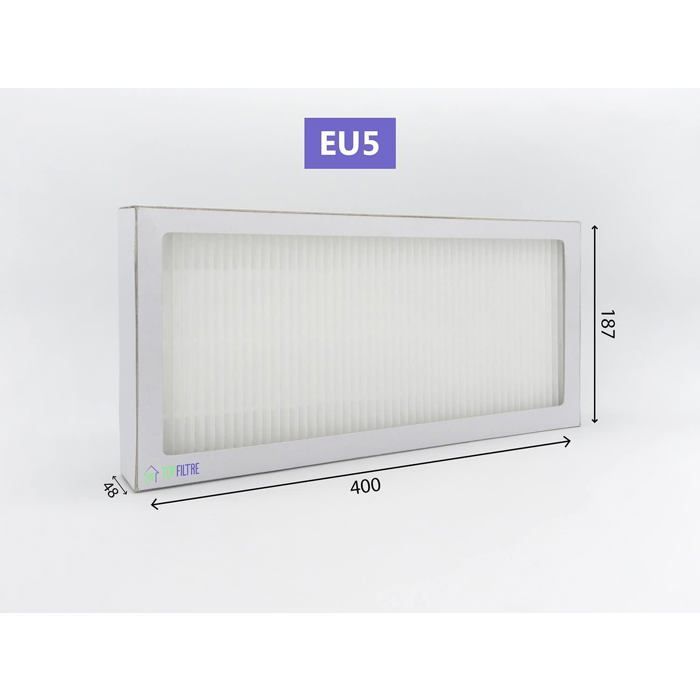 SINEA - G4 x2 and M5 filters compatible with UNELVENT IDEO 325 ECOWATT / INITIA 225 G4 - high filtration efficiency