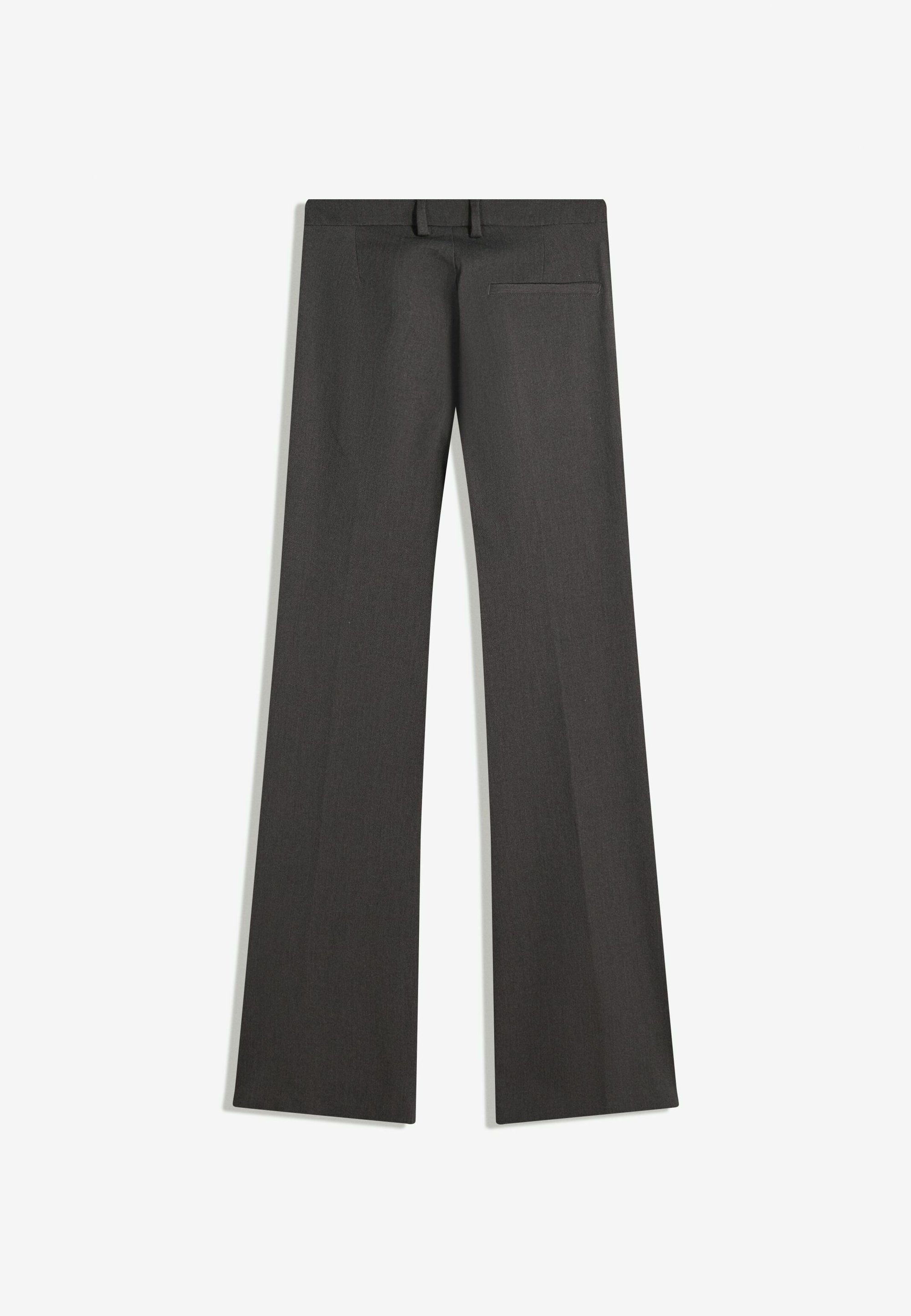 Bershka LOW-RISE - Pantaloni - grigi