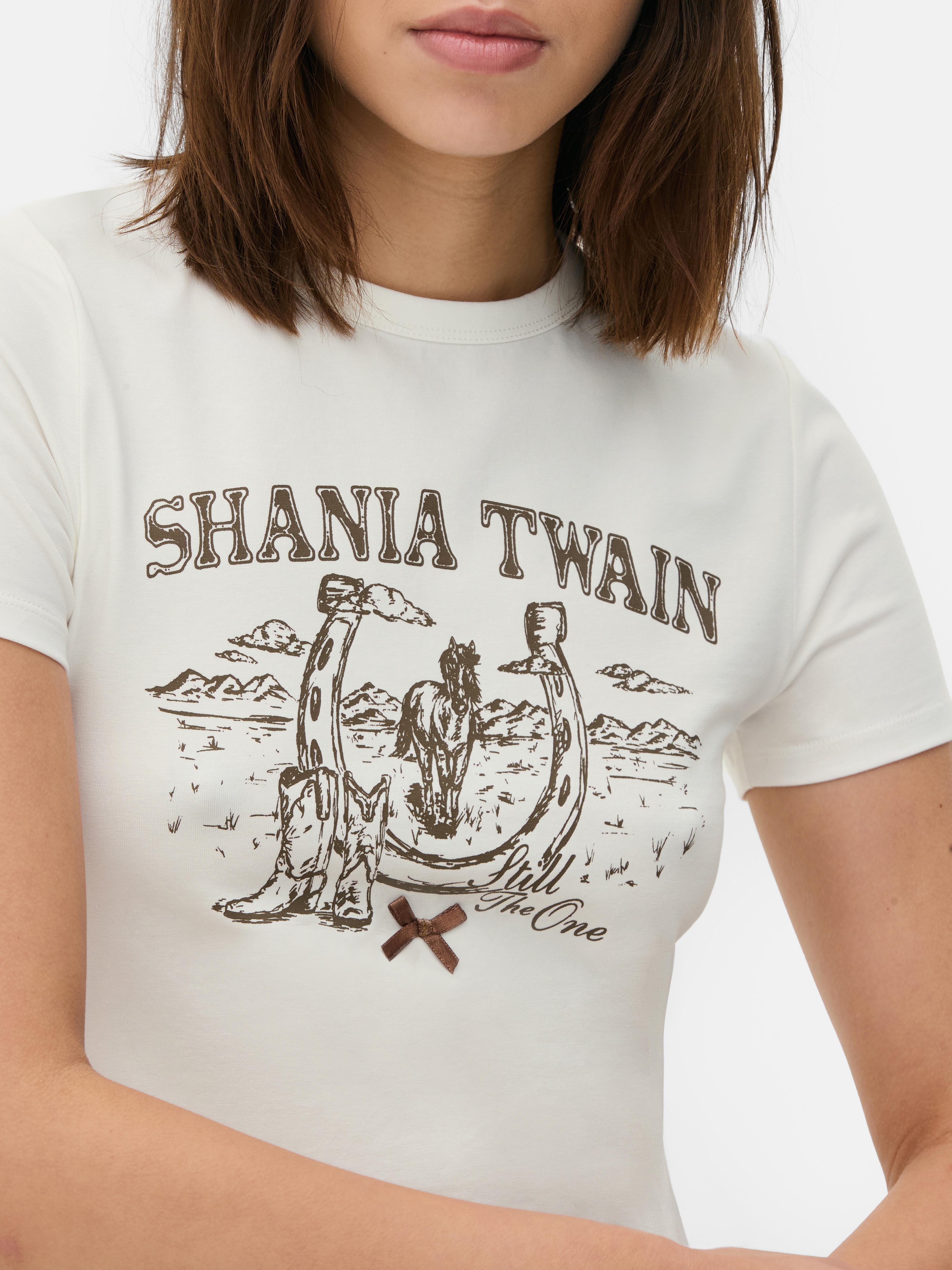 Shania Twain baba póló Rövid ujjú baba póló Shania Twain mintával