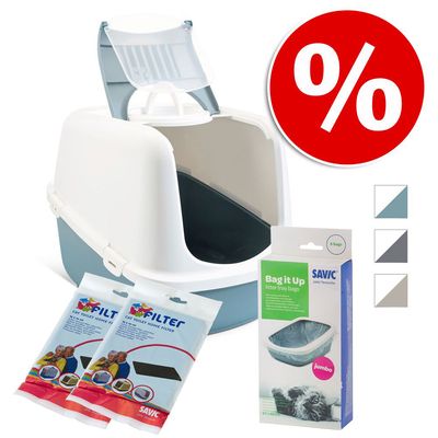 Bandeja sanitaria cubierta Savic Nestor Jumbo XXL