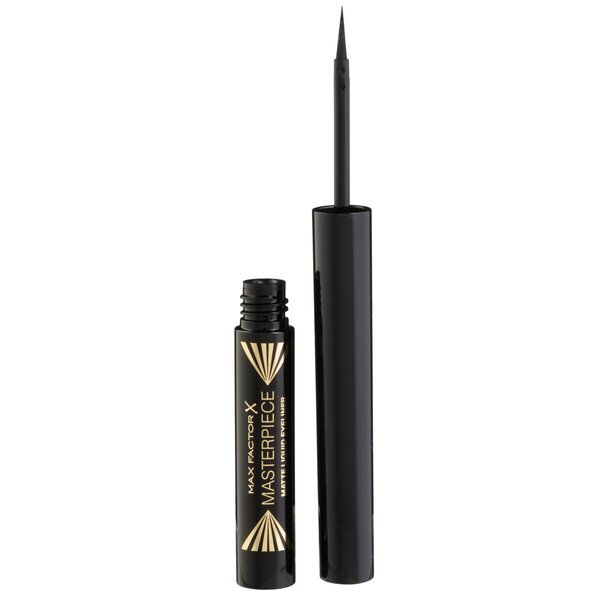 Max Factor Masterpiece 01 Black tekući mat tuš za oči 1,7 ml