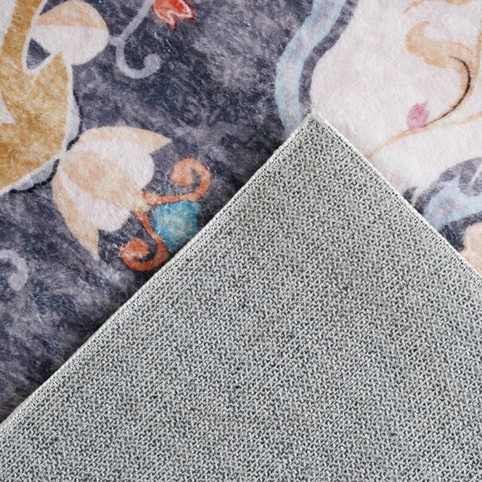 Living Room Rug 140x200cm Machine Washable Non-Slip Living Room Rug Boho Chic Bedroom Rug for Living Room, Bedroom, Office