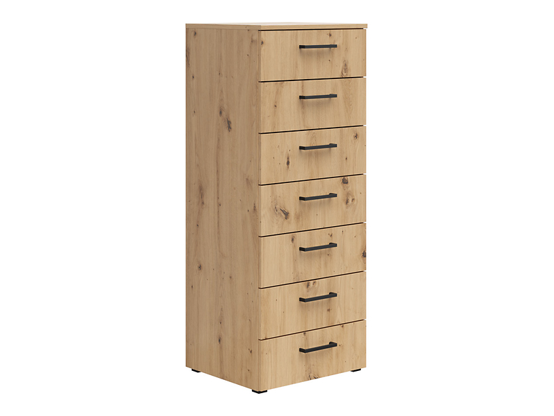 Komoda MultiDo 45 cm z 7 szufladami dąb artisan