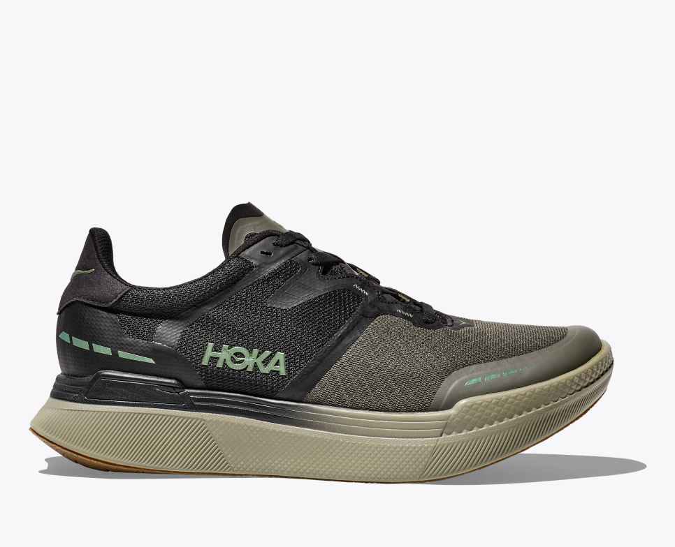 HOKA Transport X Zwart / Leisteen