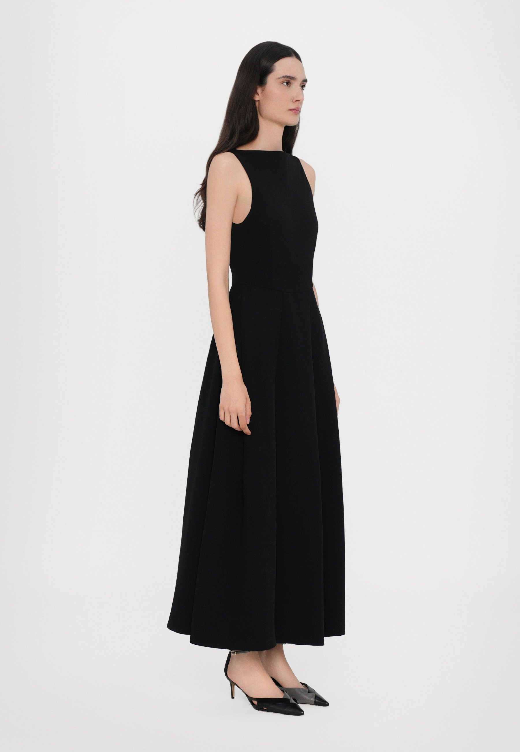 Emporio Armani DRESS - Sukienka maxi - czarna