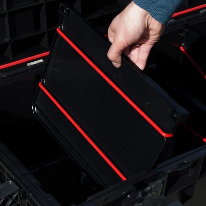 Mobile Tool Box - Qbrick - Technik - Black - Long Tools - Accessories Included