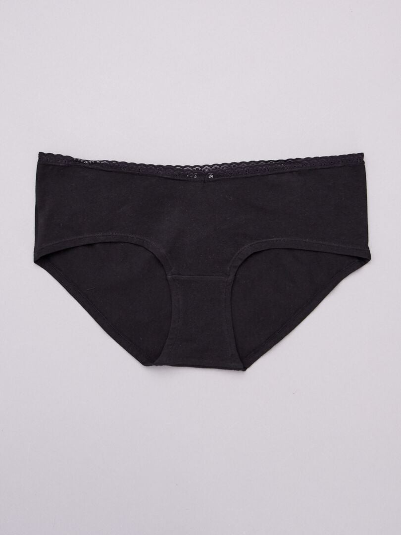Set van 3 zwangerschapsonderbroeken - zwart