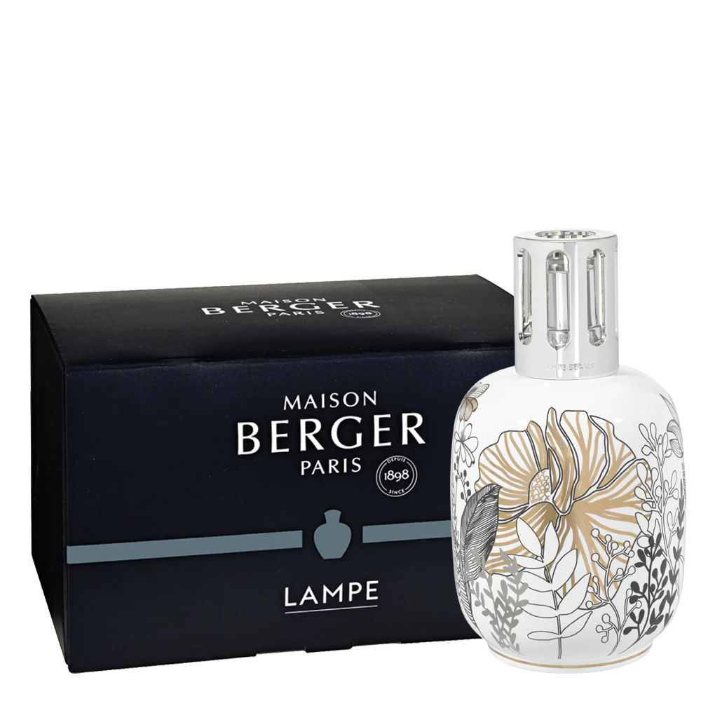 Lampe PORCELLANA VEGETALE Blanche - Lampada Catalitica