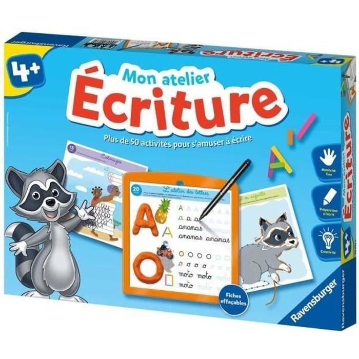 My Writing Workshop - Complete Educational Kit - Learning to Write - 50 Activities - Ravensburger - Ages 4+