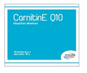 Carnitine E Q10 voedingssupplement, 30 zakjes