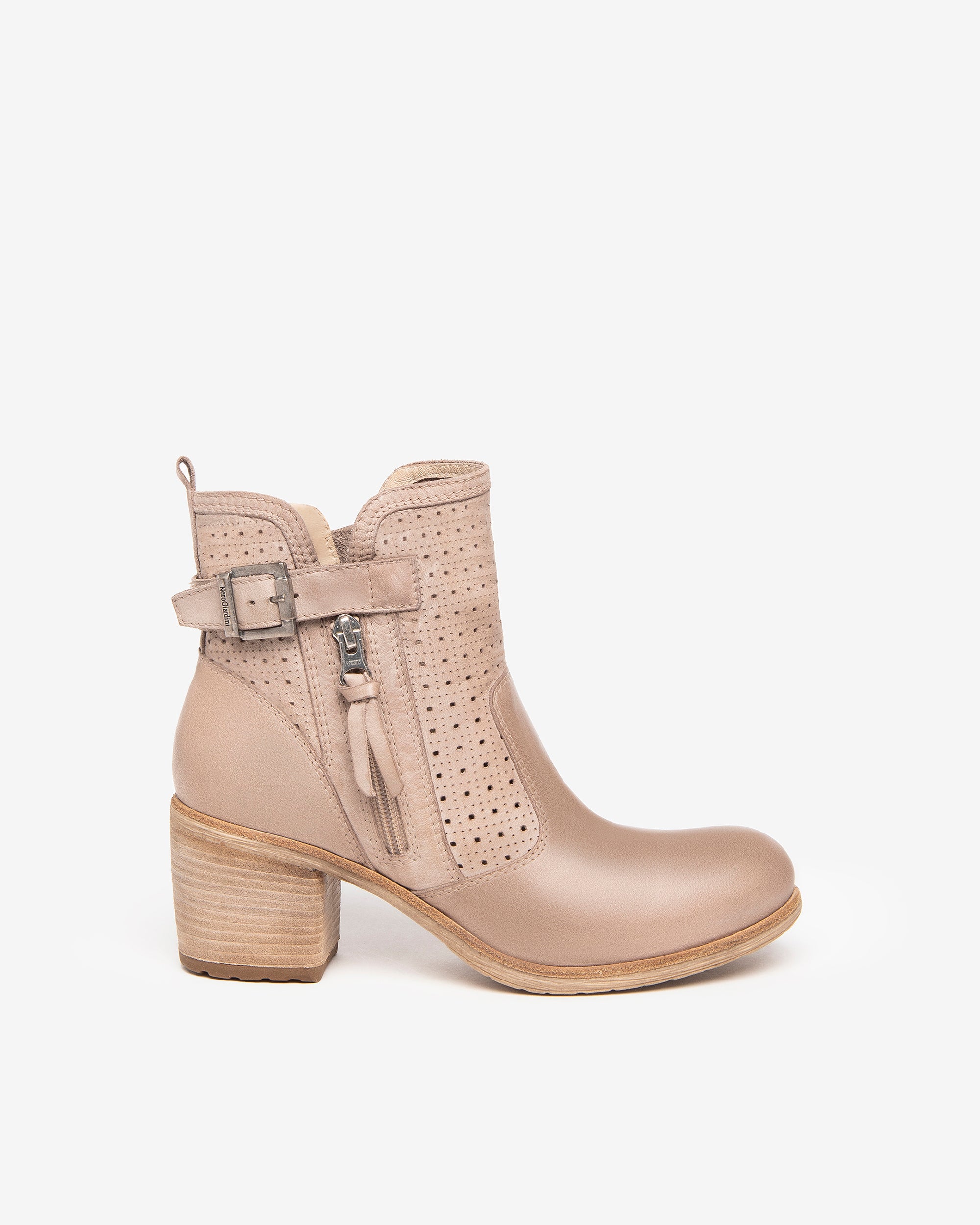  Damen-Ankle-Boots aus Leder