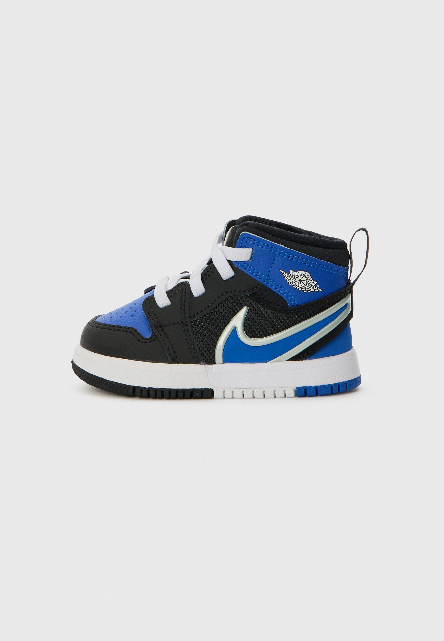 Jordan JORDAN 1 UNISEX - Sneakers - zwart/game royal/wit/lichtzilverkleurig