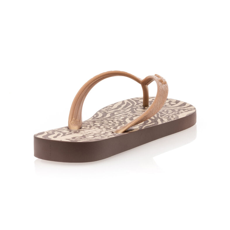 Sandalias de dedo marrones para mujer
