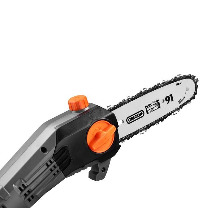 Forbici da potatura telescopiche a batteria FUXTEC FX-E1HE20 da 20 V con barra guida da 20 cm - Set batteria e caricabatterie