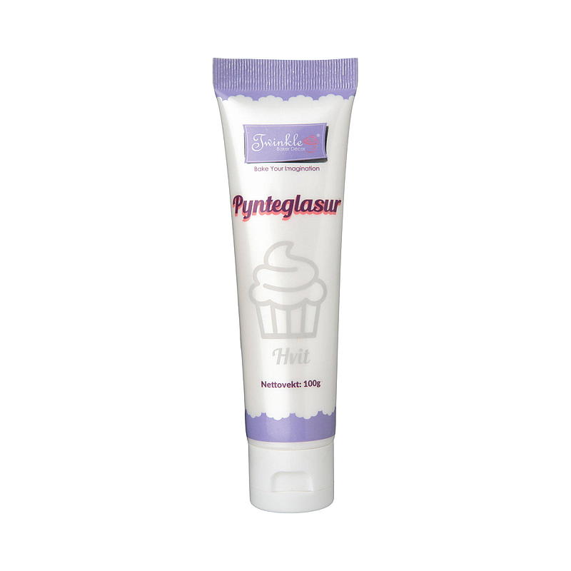 Twinkle Glaze tube 100 g hvit