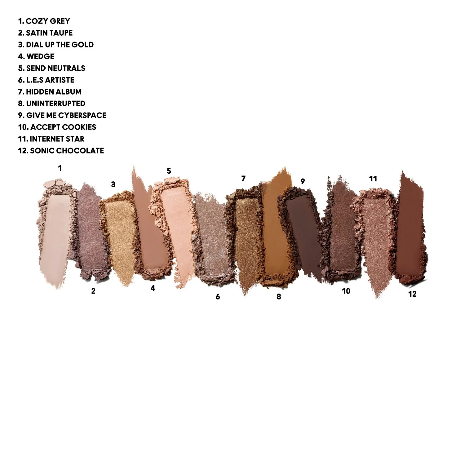 Ombretti Connect In Colour Eye Shadow Palette: Unfiltered Nudes - Palette occhi, Ombretto compatto