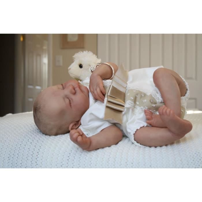 Reborn Baby Doll - OLALI - 19 inches - Soft Silicone - Cotton Body - Realistic