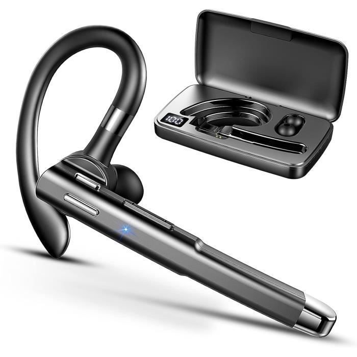 Fone de ouvido Bluetooth - BIENCOME - Modelo intra-auricular - 180 horas em standby - 35 horas em conversação - Cancelamento de ruído