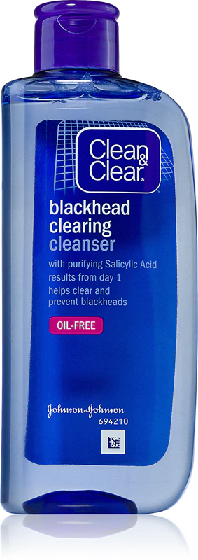 Tônico facial Clean & Clear para limpeza de cravos.