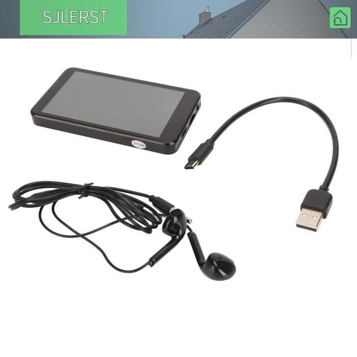 sjlerst Lecteur Mp4 WiFi Bluetooth Ai Intelligent HD avec écran tactile et enregistreur vocal