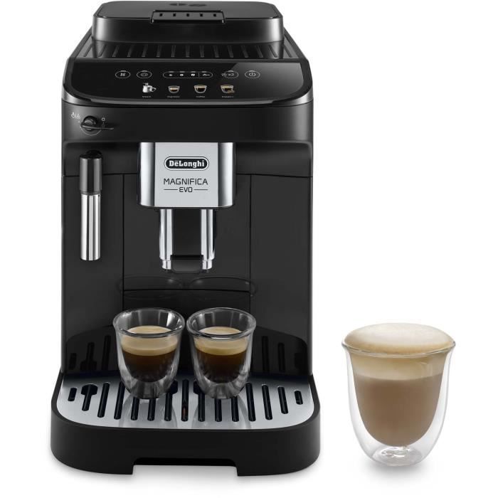 Cafetera espresso De'Longhi Magnifica evo con molinillo incorporado - ECAM290.22.B - 4 recetas - Negra