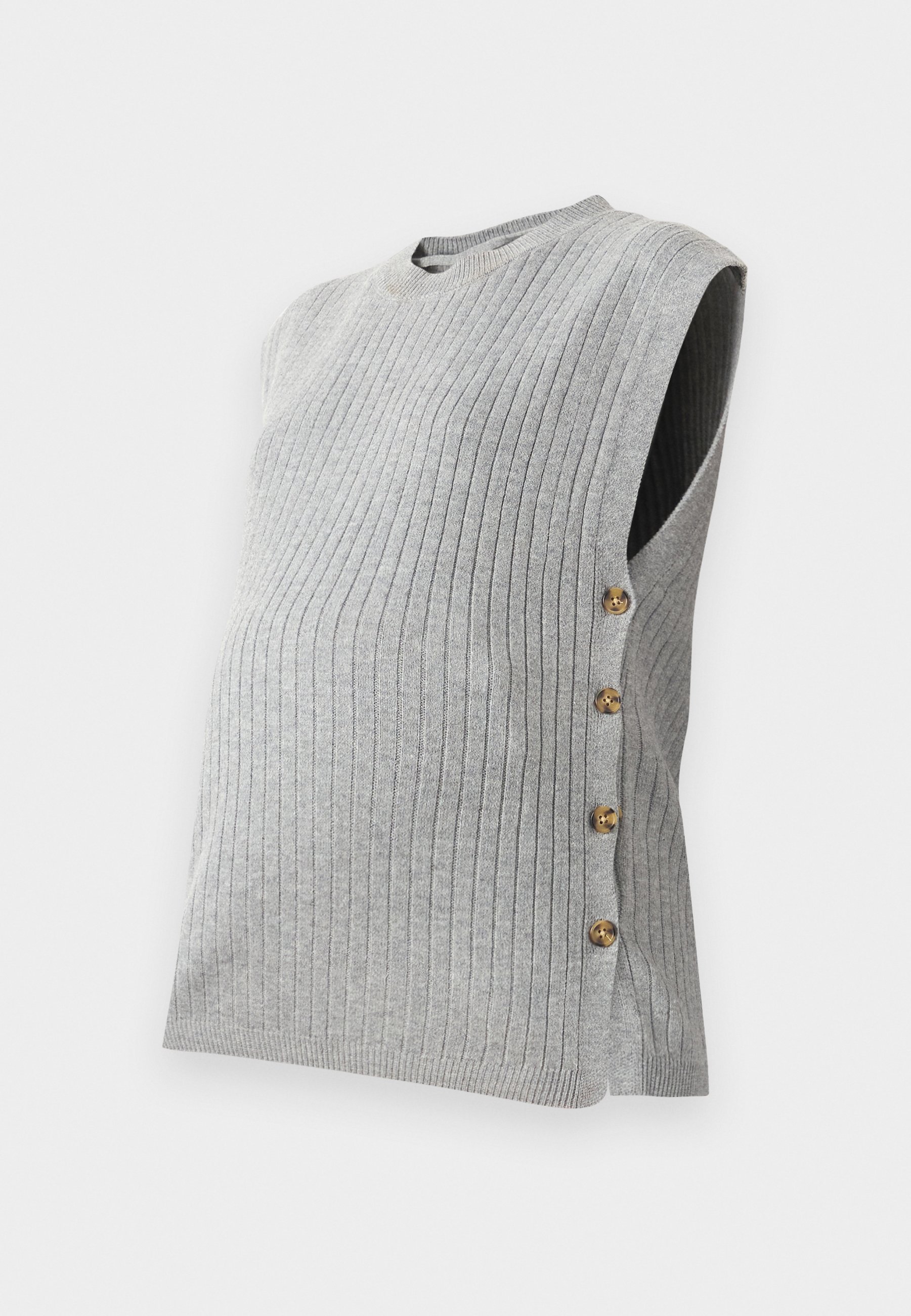 MAMALICIOUS MLRITA VITA - Vest - middengrijs gemêleerd