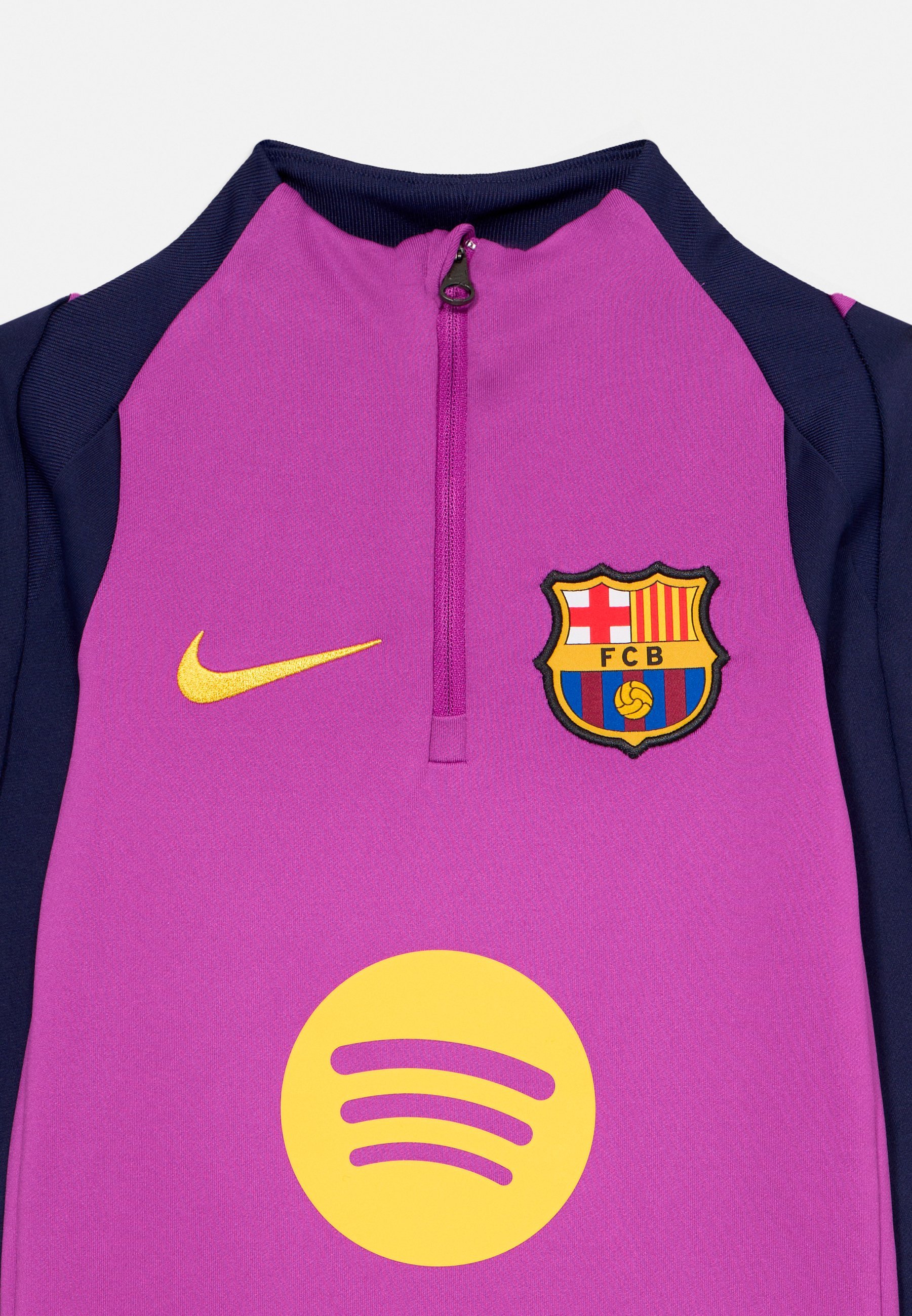 Nike Performance BARCELONA DRILL UNISEX - Top met lange mouwen - levendig paars/imperial purple/midwest gold gekleurd