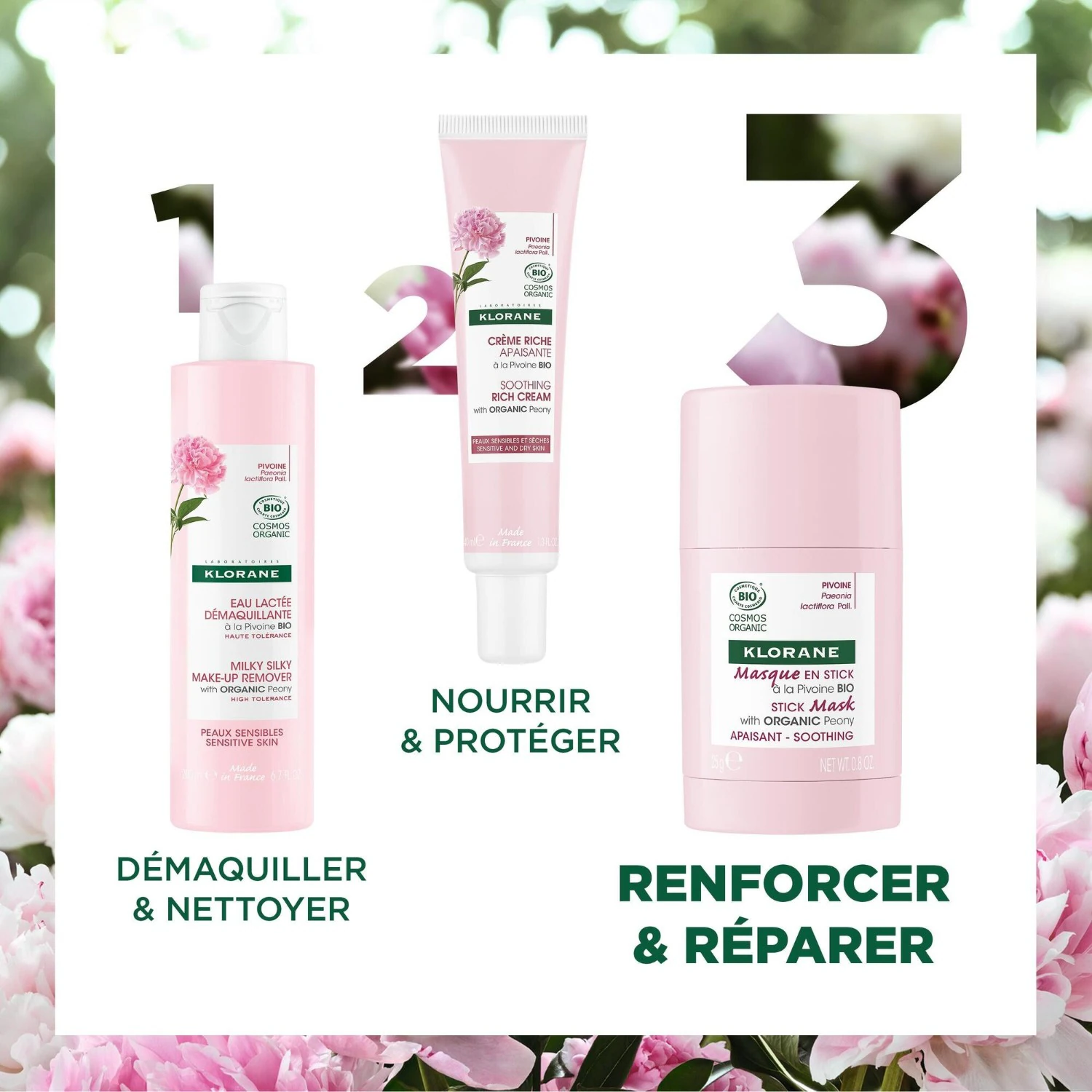 Klorane Masque en stick à la Pivoine BIO