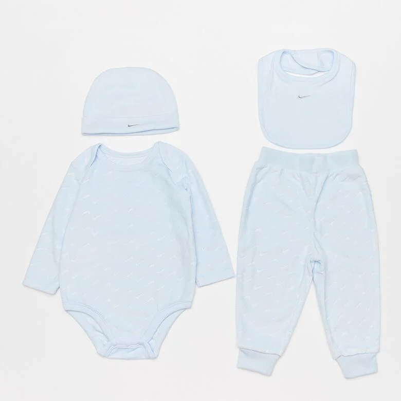 Zestaw Junior Velour Embossed Swoosh (4 elementy)