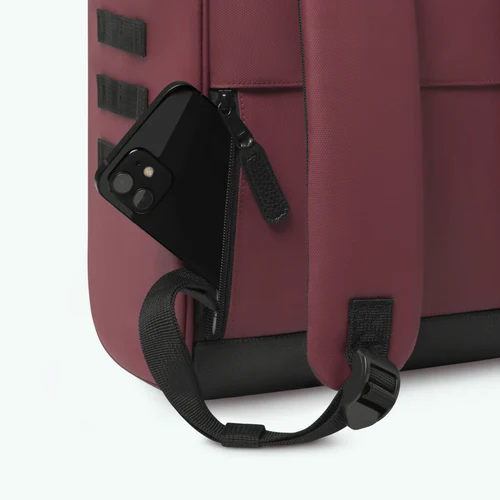 Cabaia Kassala Großer Abenteurer-Rucksack, Burgunderrot