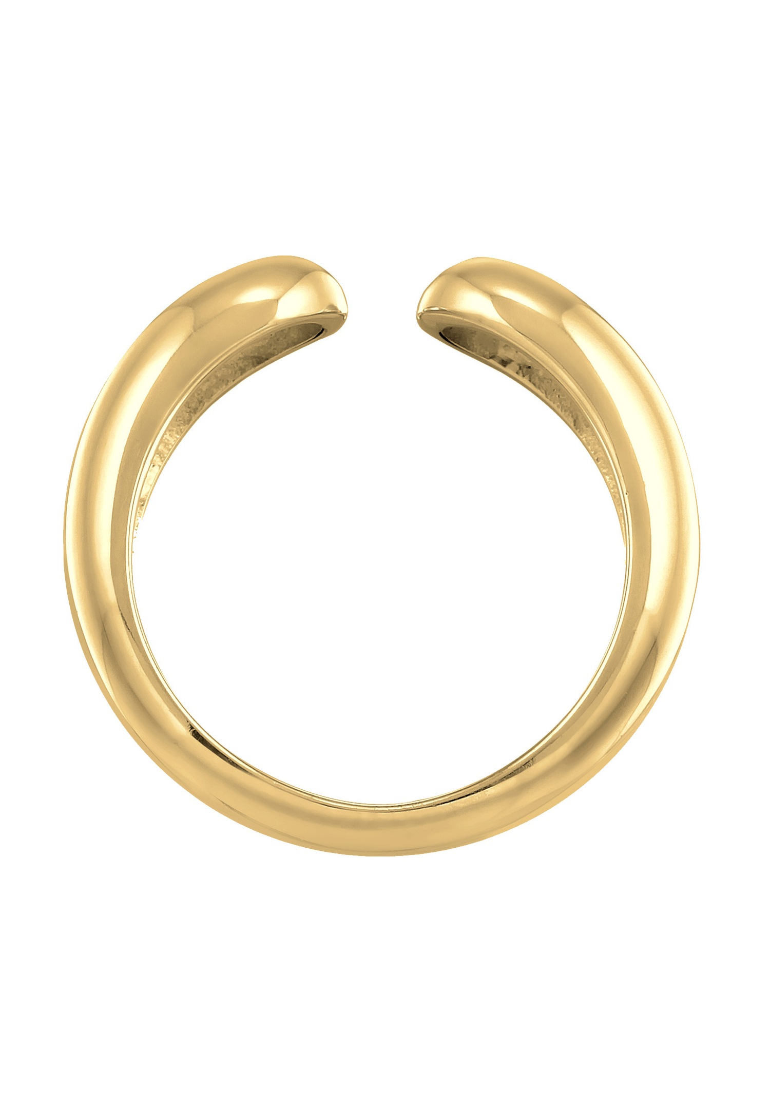 Elli Femmes Bande Ouverte Urban Style en Argent Sterling 925