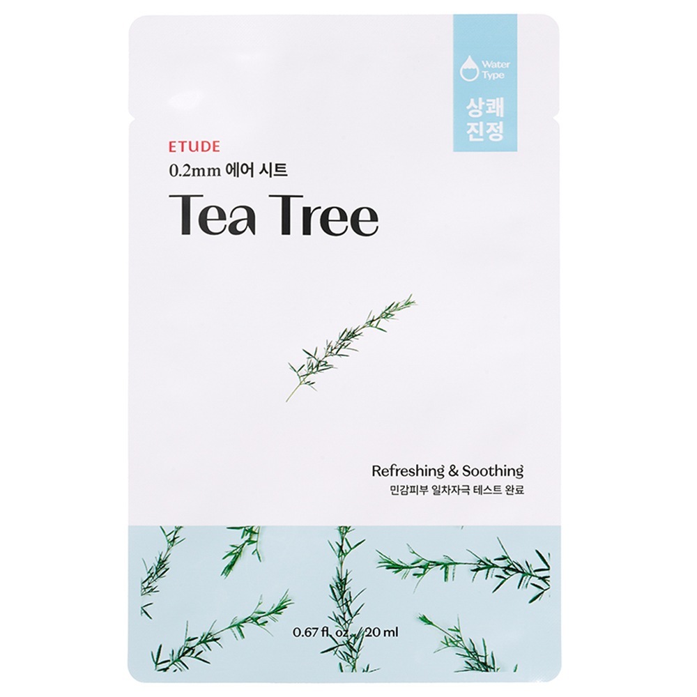 ETUDE HOUSE маска за лице ETUDE 0.2 Therapy Air Mask маска са уљем чајевца - пакет од 10 комада
