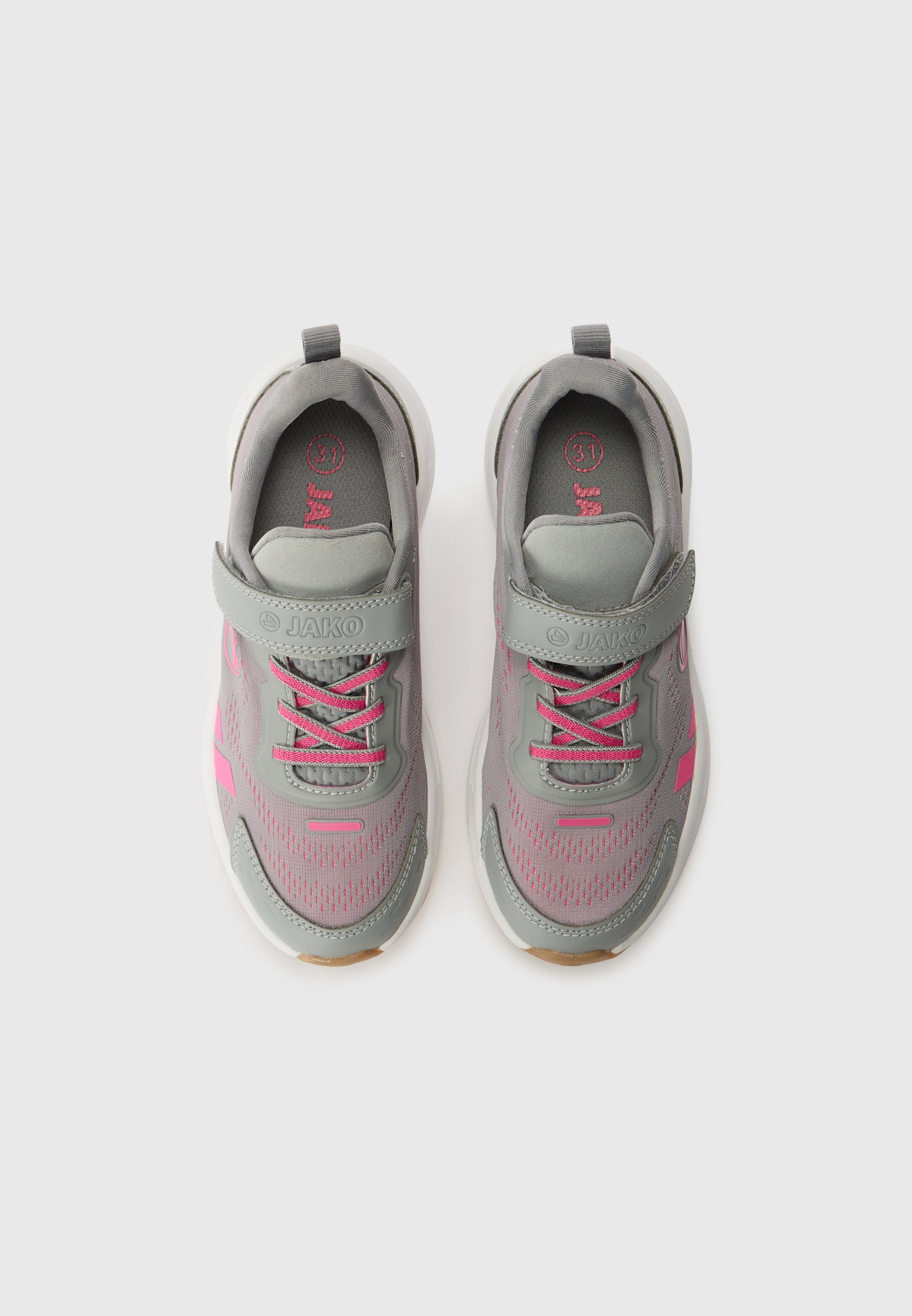 JAKO J-TF PLAY UNISEX - Trainingsschoen - ultiem grijs/neonroze