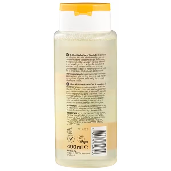 Kruidvat C vitamīna micelārais ūdens<br>400ml