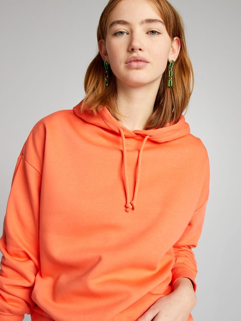Sudadera con capucha estampada - ROSA