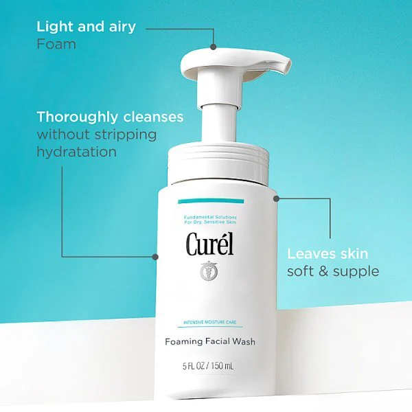 Sabonete Facial Espumante Curel 150ml