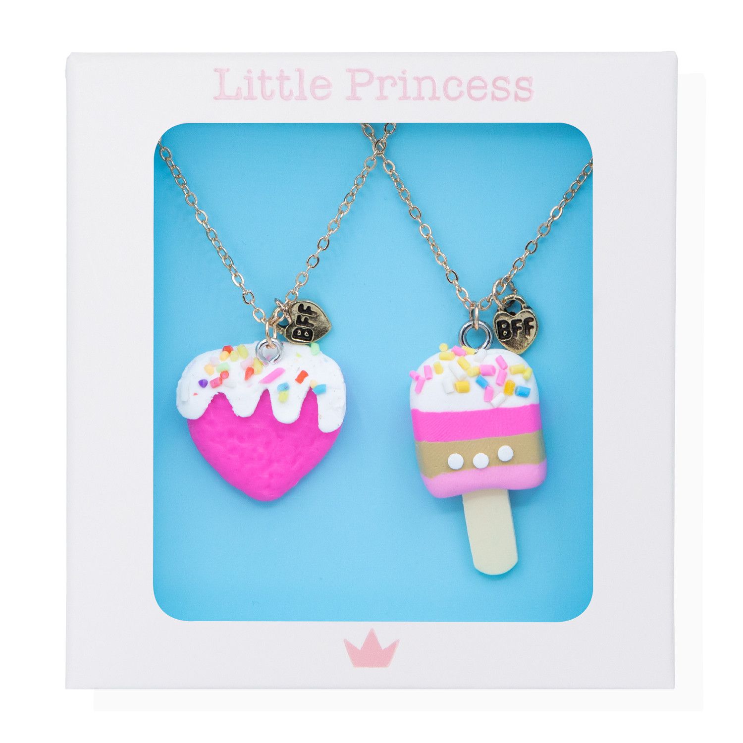 Mala princeza set 2 ogrlice BFF Sweet Ovratnice y cadenas