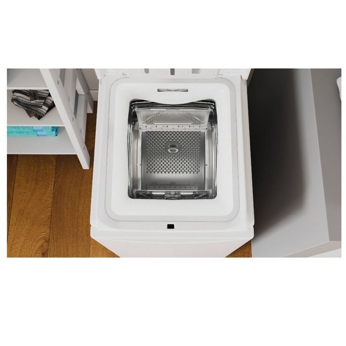 Lavatrice a carica dall'alto - INDESIT - BTWL60400EU/N - 6 kg - 1000 giri/min - Avvio ritardato