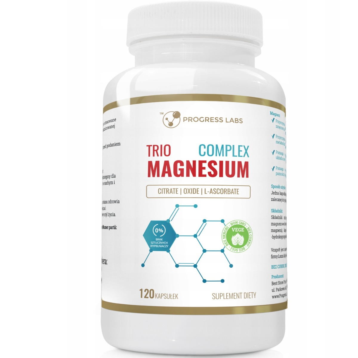 Progress Labs Trio Magnézium Komplex