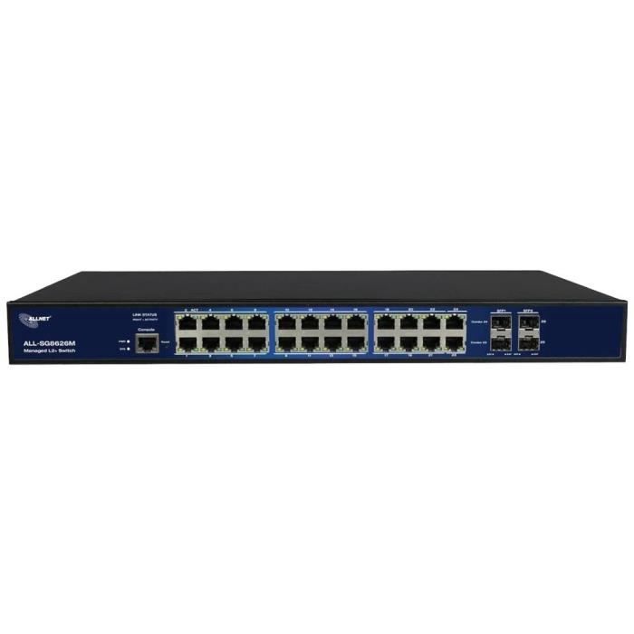 Managed network switch - ALLNET - A210804 ALL-SG8626M - 26 ports - Gigabit Ethernet - 10/100/1000 MBit/s