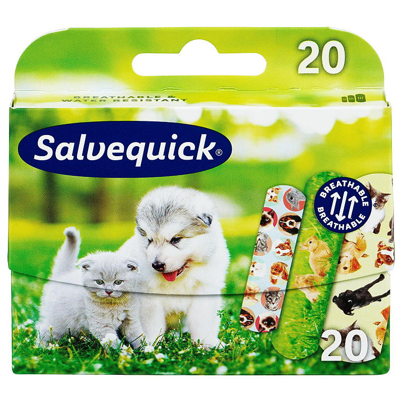 Salvequick Animal Planet 20 Stück, Salvequick