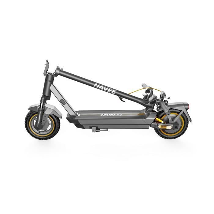 NAVEE GT3 Max El-scooter, 75 km rækkevidde, 1000W motor, maks. 25 km/t, BMS, TCS antislipsystem, foldbar - sort