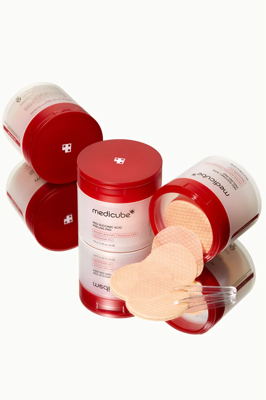 Medicube Rode Barnsteenzuur Peeling Pad voor probleemhuid