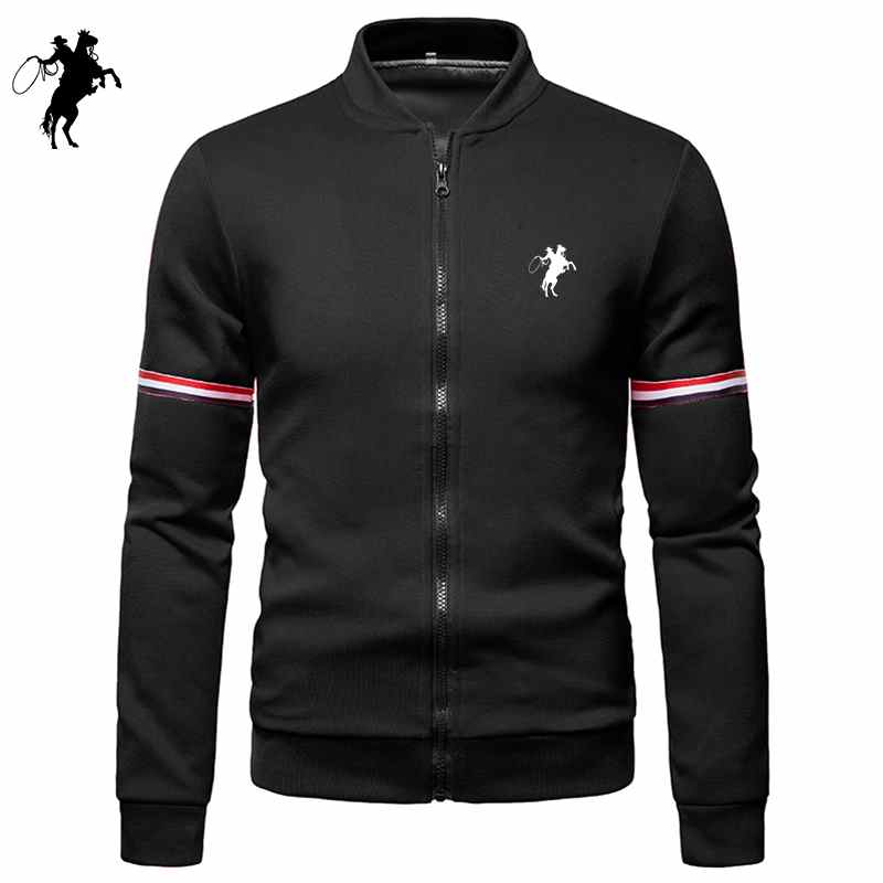 Herenjas, casual jas met rits, sportieve modieuze jas, winterkleding