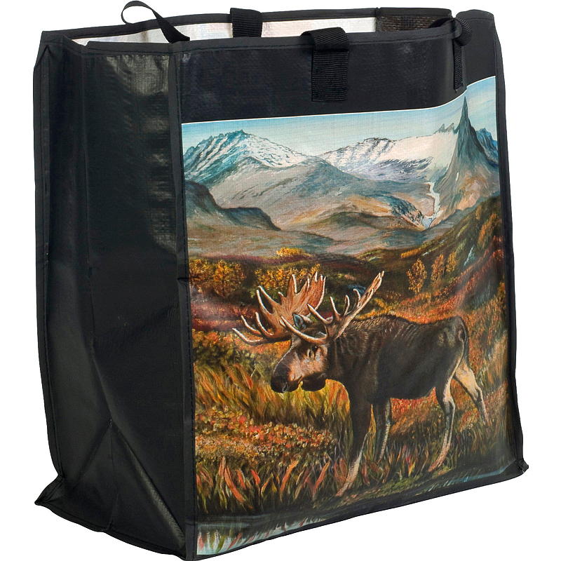 Sac en bois 45 l Motif animal 45 x 46 x 22 cm